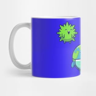 World Scare Corona Virus Cartoon (2) Mug